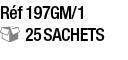 Réf 197GM 1  25 sachets
