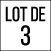 Lot de 3