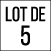 Lot de 5