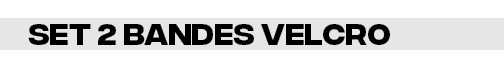 Set 2 bandes velcro