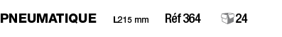 Pneumatique  L215 mm  Réf 364   24