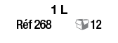1 L   Réf 268   12