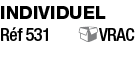 individuel Réf 531   VRAC