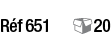 Réf 651  20