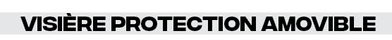 visière protection amovible
