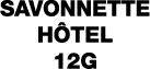 Savonnette Hôtel 12G
