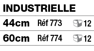 Industrielle,44cm,Réf 773, 12,60cm,Réf 774, 12