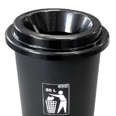 poubelles_Poubelle grande ouverture<br>sans contact