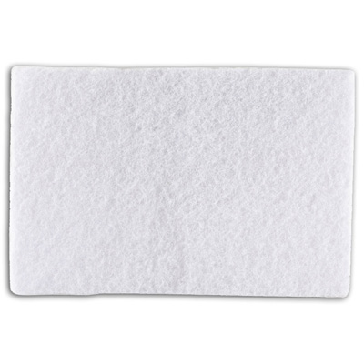 Tampon récurant CLASSIC Tampons 15x23mm<br>Blanc Lot de 10