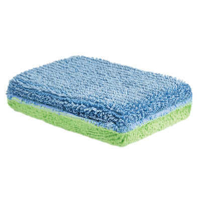 Éponge microfibre Eponge double face<br>Lot de 10