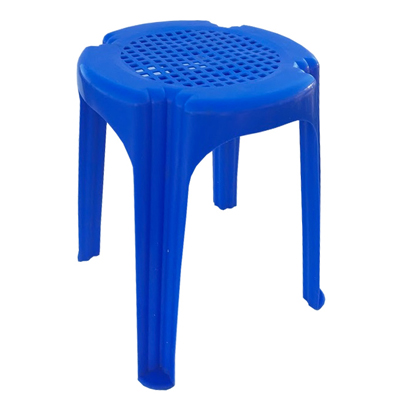 Tabouret Tabouret plastique bleu