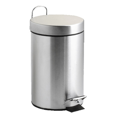 Poubelle Métal pédale 12L inox